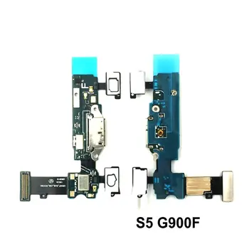 Microfon nou Modul+USB Port de Încărcare Bord Flex Conector de Cablu Piese de schimb Pentru Samsung S5 G900H / G900F
