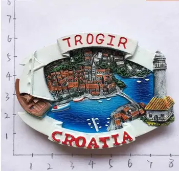 Croația Călătorie De Suveniruri Frigider Creativ, Magnet De Frigider Suveniruri Frigider Autocolante Magnetice