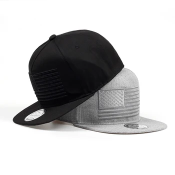 brand Stele și Dungi Broderie Rece Plat Bill pălărie Mens Gorras Snapbacks 3D Flag Pălărie Ourdoor Hip Hop Snapback Cap