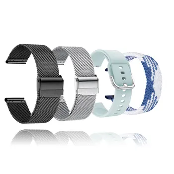 20mm 22mm Curea Pentru Samsung Galaxy Watch 3 2 Active Trupa de Viteze S3 Amazfit Bip S U GTS Bratara Huawei GT 2 42mm 46mm 2e Watchband