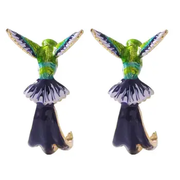 Cercei Romantic Cadou Perfect de Bijuterii Accesorii Colibri Știfturi de Ureche Cadou pentru Camera de zi