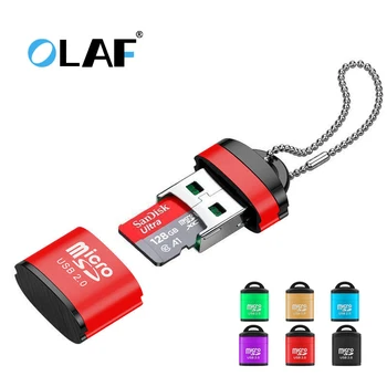 Olaf USB Micro SD TF Card Reader USB 2.0 Mini Telefon Mobil Cititor de Carduri de Memorie de Mare Viteză USB Adaptor Pentru Laptop Accesorii