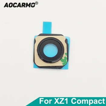 Aocarmo Spate aparat de Fotografiat din Spate Len Sticlă Cu Cadru Inel Adeziv Sticker Sony Xperia XZ1 Compact XZ1mini XZ1C G8441 G8442