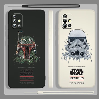 Star Wars Yoda Copilul Pentru Samsung Galaxy A73 A53 A33 A52 A22 A32 A71 A51 A21S A03S A50 TPU Lichid Coarda Silicon Caz de Telefon Fundas
