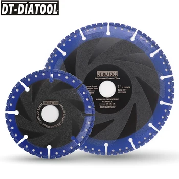DT-DIATOOL 2 buc Vid Brazate Diamond Disc de Tăiere Pentru Multiple scopuri de Demolare a Văzut Lama Fonta Barei de Aluminiu Oțel Metal