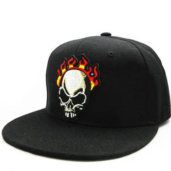 LDSLYJR Foc craniu broderie de bumbac Șapcă de Baseball capac de hip-hop Reglabil Snapback Pălării pentru bărbați și femei 273