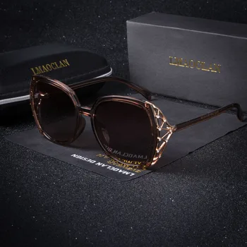 Design de Brand Polarizat ochelari de Soare pentru Femei de Lux Elegant Doamnelor Gradient de Soare Ochelari de sex Feminin de Ochelari de Oculos UV400