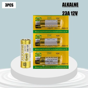 3pcs/1pack 23A Baterii 12V Alarma-Telecomanda Primar Uscat Baterii Alcaline 21/23 23GA A23-23 GP23A RV08 LRV08 E23A V23GA