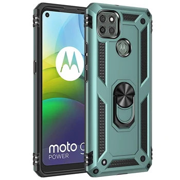 Rezistent La Șocuri Masina Magnetice Caz De Telefon Pentru Motorola Moto Margine S Play Plus De Putere Lite Rapid Stylus 2021 G8 G9 E7 E7i Inel Titularul Acoperi