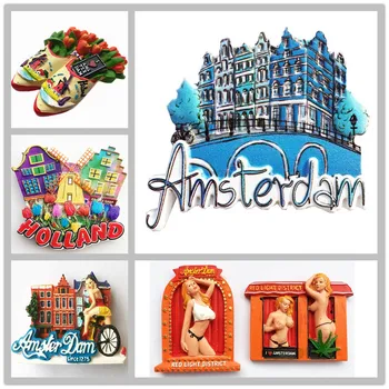 Olanda Amsterdam Turistice, Suveniruri Magnetice Frigider Autocolant Colecție Cadou Magneți De Frigider