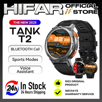 HIFAR 2023 REZERVORUL T2 Ultra Militare Ceas Inteligent Bărbați Smartwatch Femei de Fitness Ceasuri Electronice AMOLED AI Voce AOD Bluetooth Apel
