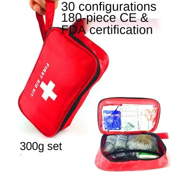 Portabil 180 Buc Urgență de Supraviețuire Set Trusă de Prim Ajutor pentru Medicamente în aer liber Camping Drumetii trusa Medicală de Urgență Geantă de mână