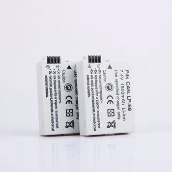 AOPULY 2 buc LP-E8 Bateria bateria LP-E8 lp-e8 Pentru Canon 550D 600D 650D 700D X4 X5 X6i X7i T2i T3i T4i T5i Camera DSLR