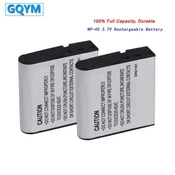 2 BUC GQYM NP-40 CNP40 3.7 V 1500mAh Digital Baterie Reîncărcabilă pentru Casio Z55/z57 a/EX-Z30/EX-P505/Z40/Z50/Z750/P600/P700 Baterie