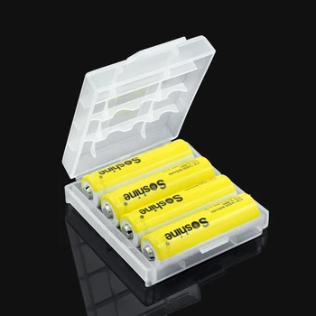 2 4 8 Sloturi AA AAA Bateriei Cutie de Depozitare din Plastic Dur Caz Acoperire Titularul Protejarea Caz Cu Cleme Pentru AA AAA Bateriei Cutie de Depozitare 0
