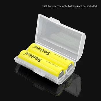 2 4 8 Sloturi AA AAA Bateriei Cutie de Depozitare din Plastic Dur Caz Acoperire Titularul Protejarea Caz Cu Cleme Pentru AA AAA Bateriei Cutie de Depozitare 4