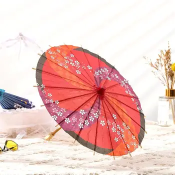 2 buc Japoneză Ulei Umbrelă de Hârtie de Epocă Flori de Cires Vechi Dans de Așteptat Stil Chinezesc Umbrele de Hârtie Decor
