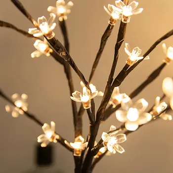 20 Becuri LED Sakura Ramură de Salcie Lumini Lampa Naturale Vaza de Umplere Salcie Crenguță Luminat Ramură Nunta de Crăciun Lumini Decorative