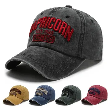 2021 Noi CAPRICORN 3D scrisoare broderie șapcă de baseball sporturi în aer liber golf sapca trucker hat unisex cowboy întinde sapca trucker hat