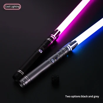 Metal Laser RGB Sabie cu Laser Jucarii Sabie de Lumina 7 Culori Schimbare Copii Soundfonts Force FX FOC Blaster Jucării Jedi Sabie cu Laser Cadou