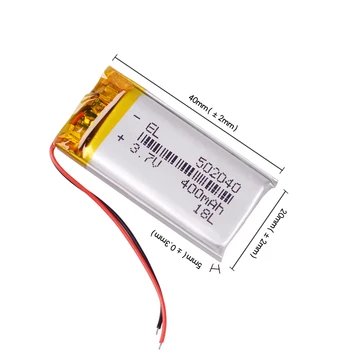 3.7 V 450mAh 502040 Litiu-Polimer LiPo Baterie Reîncărcabilă cu ioni de celule Pentru Mp3 Mp4 Mp5 DIY PAD DVD E-book setul cu cască bluetooth