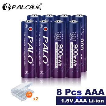 Palo de 1,5 V Li-ion Reîncărcabile AAA Baterie 900mWh 1.5 V baterie Litiu Reîncărcabilă Baterie AAA Pentru Jucării Lanterna Ceas Mp3