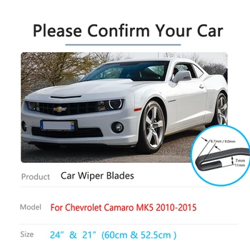 Pentru Chevrolet Camaro MK5 2010~2015 Cauciuc Silicon Umple Fața Geamului Parbriz Parbriz Iarna Lamele Ștergătoarelor Accesorii Auto 1