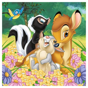 Diamant Pictura Disney de Cerb Bambi Desene animate Arta 5D DIY Broderie Plină Burghiu Set Hobby Copii Cadou Mozaic Decor Acasă