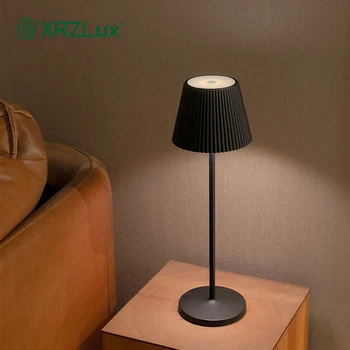 XRZLux LED Lampă de Masă din Metal Pentru Birou, Restaurant, Bar Usb Reîncărcabilă Studiu de Lectură Atinge de Birou Led-uri de Lumină în Cameră Decor de Lumină
