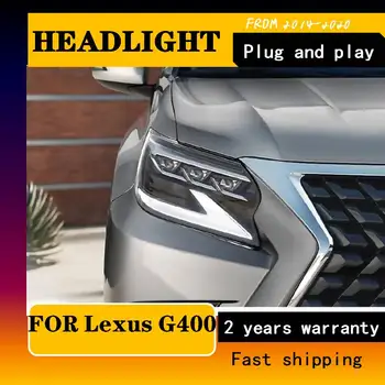 Styling auto Pentru Lexus 2014-2020 GX400 GX460 Toate Led Faruri Pentru GX400 460 Dinamic de Semnalizare Far Accesorii Auto
