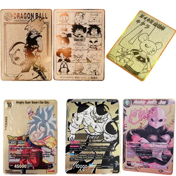 Dragon Ball Super-30-a Aniversare Ediție Comemorativă Metal Joc de Colectare Carduri Ultra Instinct Goku Jiren Anime Jucarii