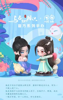 Albastru Șoaptă Fox Ji Yunhe Dilraba Sirena Changyi Jialun Lisu Luo Jinsang Xue Sanyue PVC 8cm Figura Păpușă Jucărie