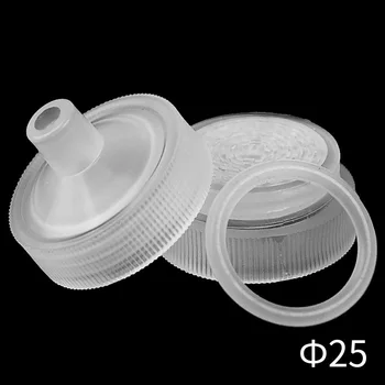 De inlocuit membrana filtru de seringă cap 13mm/25mm/50mm ac detașabil cap de filtru reutilizabil PP filtrare fără membrană 3
