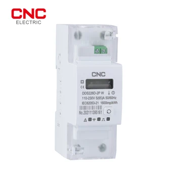 CNC DDS226D-2P WIFI Singură Fază 65A Din inslalare pe WIFI Inteligent Contor de Energie timer Monitor Consumul de Energie kWh Meter Wattmeterz