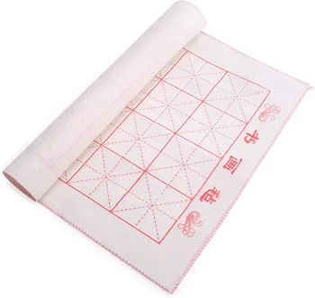 Xuan Hârtie Pictura Simțit Mat Birou Pad cu Grile (10 x 10 cm) pentru a Practica Caligrafie Perie Picturi Desen Scris
