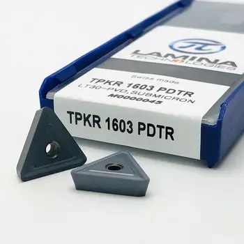 TPKN1603 TPKR 1603 PDTR LT30 greu aliaj blade PVD acoperite de cotitură externe instrument CNC lama de prelucrare oțel inoxidabil fontă