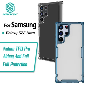Nillkin Nature Pro TPU Caz Pentru Samsung Galaxy S22 Ultra Plus A73 A53 Subțire, Transparent, rezistent la Șocuri Telefon Moale Acoperă Ușor