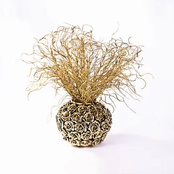 5 buc/lot plante Artificiale de Aur sclipici argintiu simulare iarbă Artificială flori de nunta de Craciun flori decor acasă