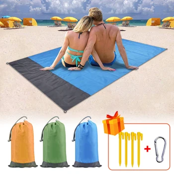 Rezistent La Apa Saltea Plaja Sandfree Pliere Sandproof Beach Blanket Portabil Ușor Saltea De Camping În Aer Liber, Picnic Mat Cort