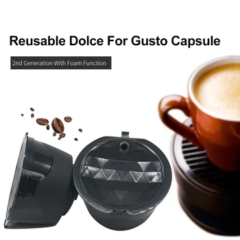 Fierbinte a 2-a Generație Nescafe Dolce Gusto Cafea Filtru Spuma Funcție de Filtrare de unică folosință Dolce Gusto Cafea Capsule Cu Lingura Br 4