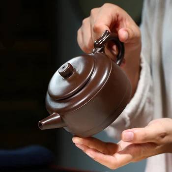 300CC Yixing Violet Ceainic de Lut Chinezesc Fierbător Manual Kung Fu Zisha Set de Ceai Puer Teaware