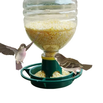 În aer liber Pasăre Alimentator Automat de Perdeaua de Plastic Alimentare Castron 1buc Pentru Papagal, Porumbel animale de Companie de Interior Alimentare Consumabile Gura Sticlei de Andocare