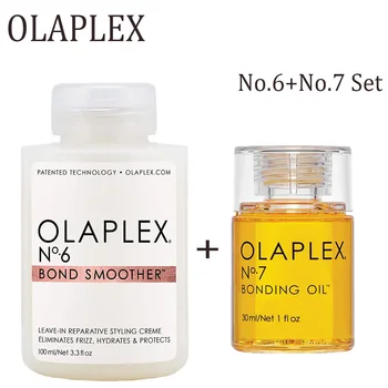 Olaplex No. 6/Nr 7 Set de Îngrijire a Părului Ulei Esențial de Colorare a Deteriorat Moale Anti-Temperatură ridicată-Concediu în Reparatorii Styling Sanatate Frumusete