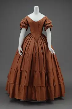 Femeile Victoriene 1860 Rochie de Război Civil Rochie dickens rochie de bal rochie de Epocă, Costume medievale rochie de bal rochie custom made