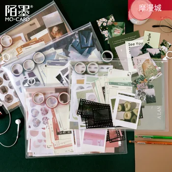5set/1lot Jurnal Autocolant Scrapbooking album de Artă Planificator de timp Japoneză Junk Jurnalul Kawaii Decorative Papetărie Ambarcațiuni Autocolant