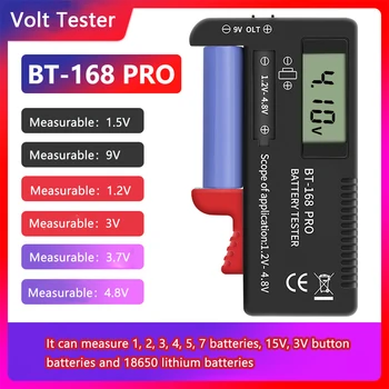 Noul BT-168 PRO Digital Capacitate Baterie Tester pentru 18650 14500 Lithum 9V 3.7 V 1,5 V Celule C D Baterii Tester M05 20 Dropship