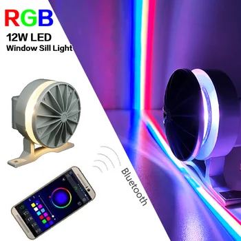 Bluetooth cu LED-uri RGB pervaz de lumină pentru KTV Hotel Bar Cadru de Ușă Perete Coridor Telefon fără Fir Lămpi cu LED-uri de 360 de Grade Intermitent