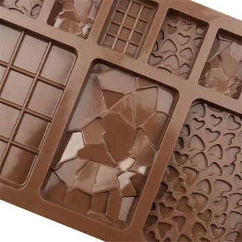 9 Găuri Silicon Mucegai Ciocolata Napolitane Instrumente de Copt Non-Stick de Dragoste Inima Tort Mucegai Jeleu Bomboane 3D DIY Matrite Accesorii de Bucatarie 2