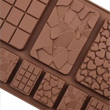 9 Găuri Silicon Mucegai Ciocolata Napolitane Instrumente de Copt Non-Stick de Dragoste Inima Tort Mucegai Jeleu Bomboane 3D DIY Matrite Accesorii de Bucatarie 3