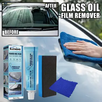 Pentru Auto Pahar Ulei De Film Remover Universal Mașină De Film De Sticlă De Ulei Curat Cleaner Polish Pasta De Lustruit Degresant B5f3